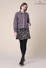 BRODERIE PUFF SLEEVE ROUND NECK T SHIRT