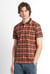 Mens Short Sleeve Shirt With Rib Collar