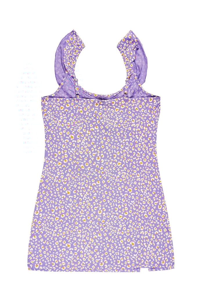 Ruffled Deep V-Neck Tie-Up Camisole