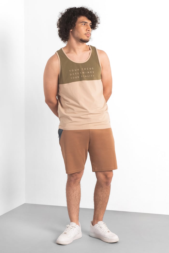 Mens Colour Block Shorts