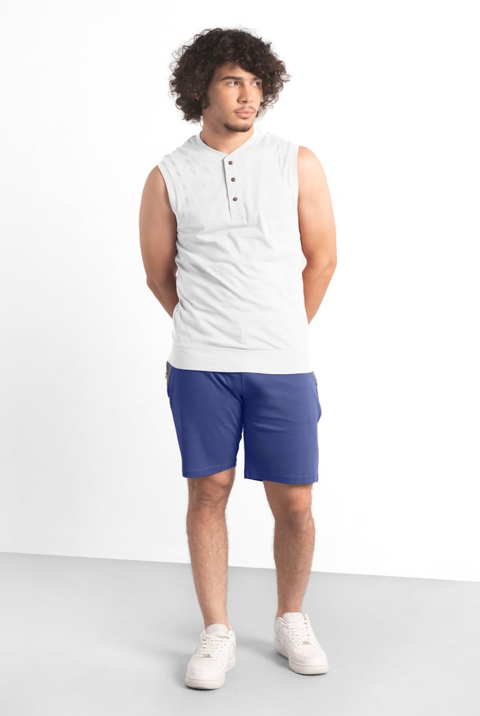 Mens Colour Block Shorts