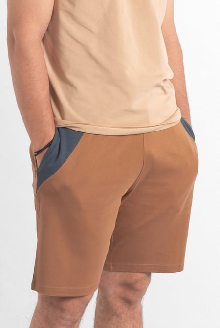 Mens Colour Block Shorts