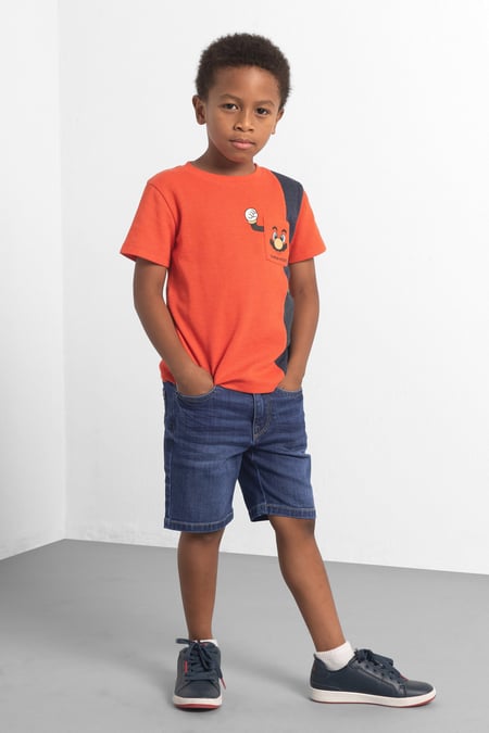Boys Regular Fit Denim Shorts (3yrs-9yrs)