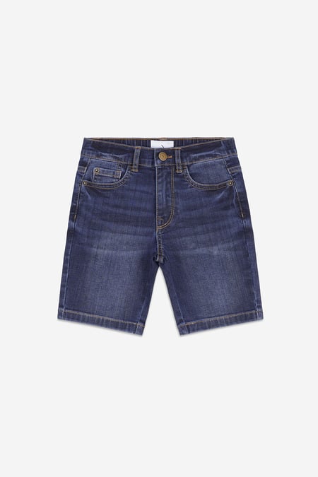 Boys Blue Regular Fit Denim Shorts (3yrs-9yrs)