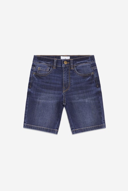 Boys Blue Regular Fit Denim Shorts (3yrs-9yrs)