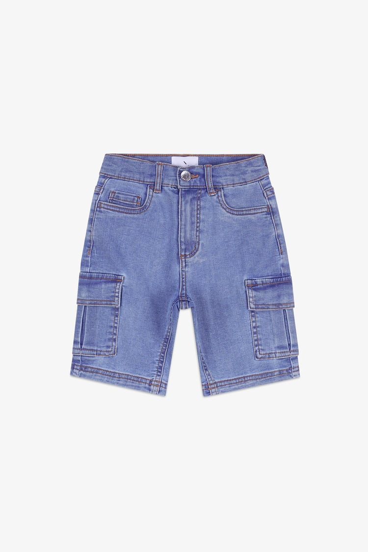 Boys Denim Cargo Shorts (3yrs-8yrs)