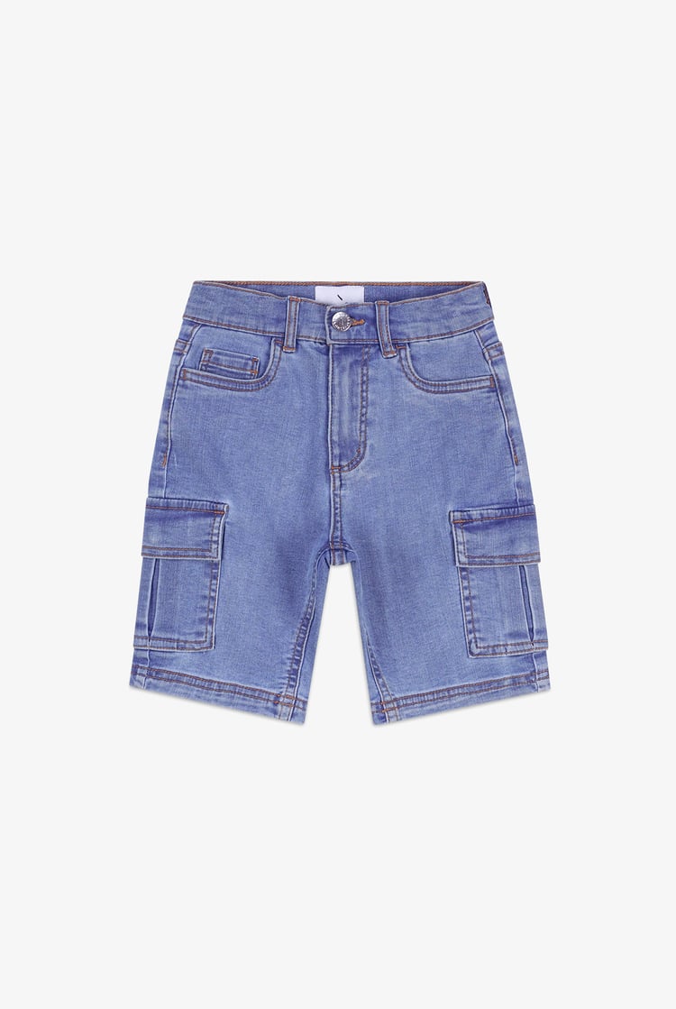 Boys Denim Cargo Shorts (3yrs-8yrs)