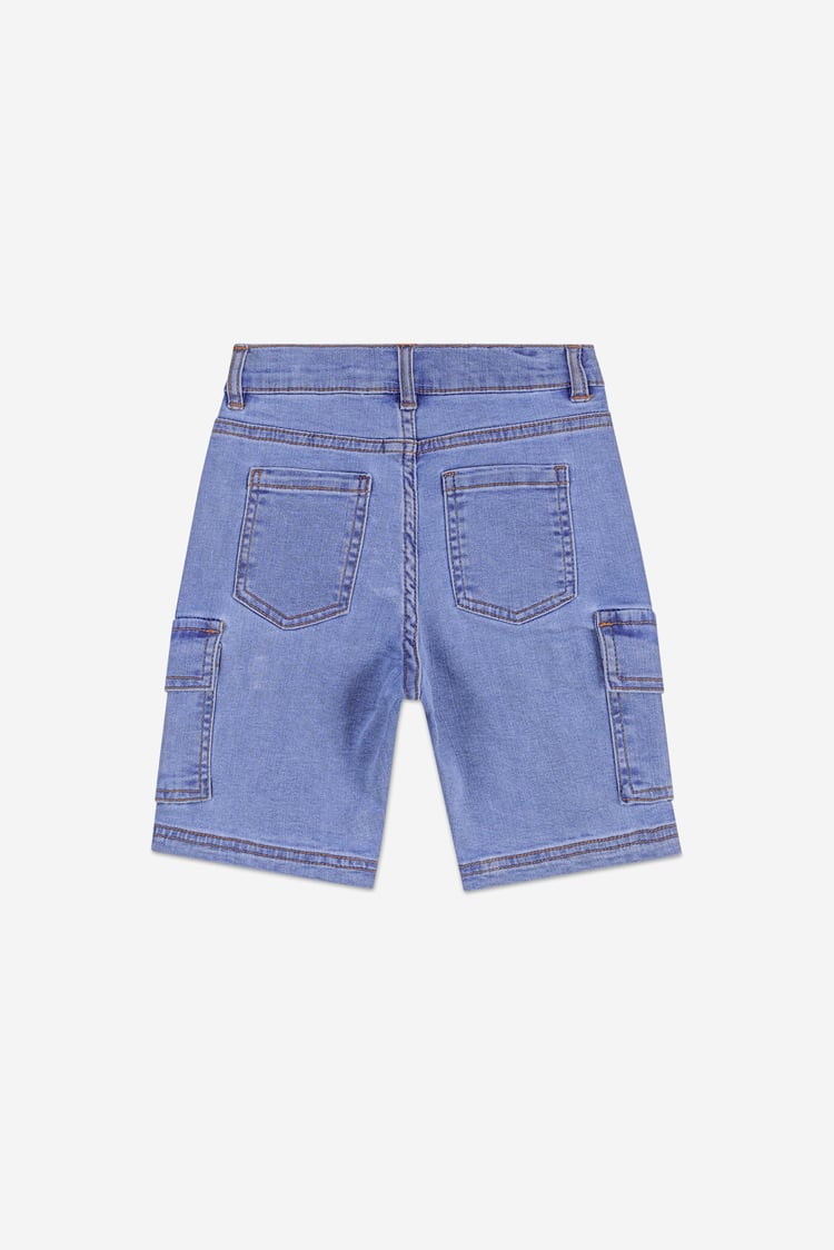 Boys Denim Cargo Shorts (3yrs-8yrs)