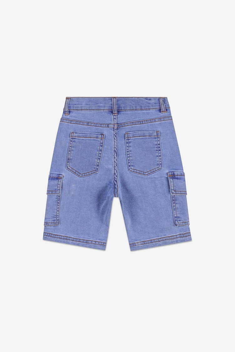 Boys Denim Cargo Shorts (3yrs-8yrs)