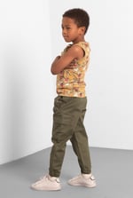 Boys Side Pocket Pull-On Chino Jogger (4yrs-7yrs)