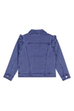 Girls Frill Shoulder Denim Jacket (2/3yrs-8/9yrs)