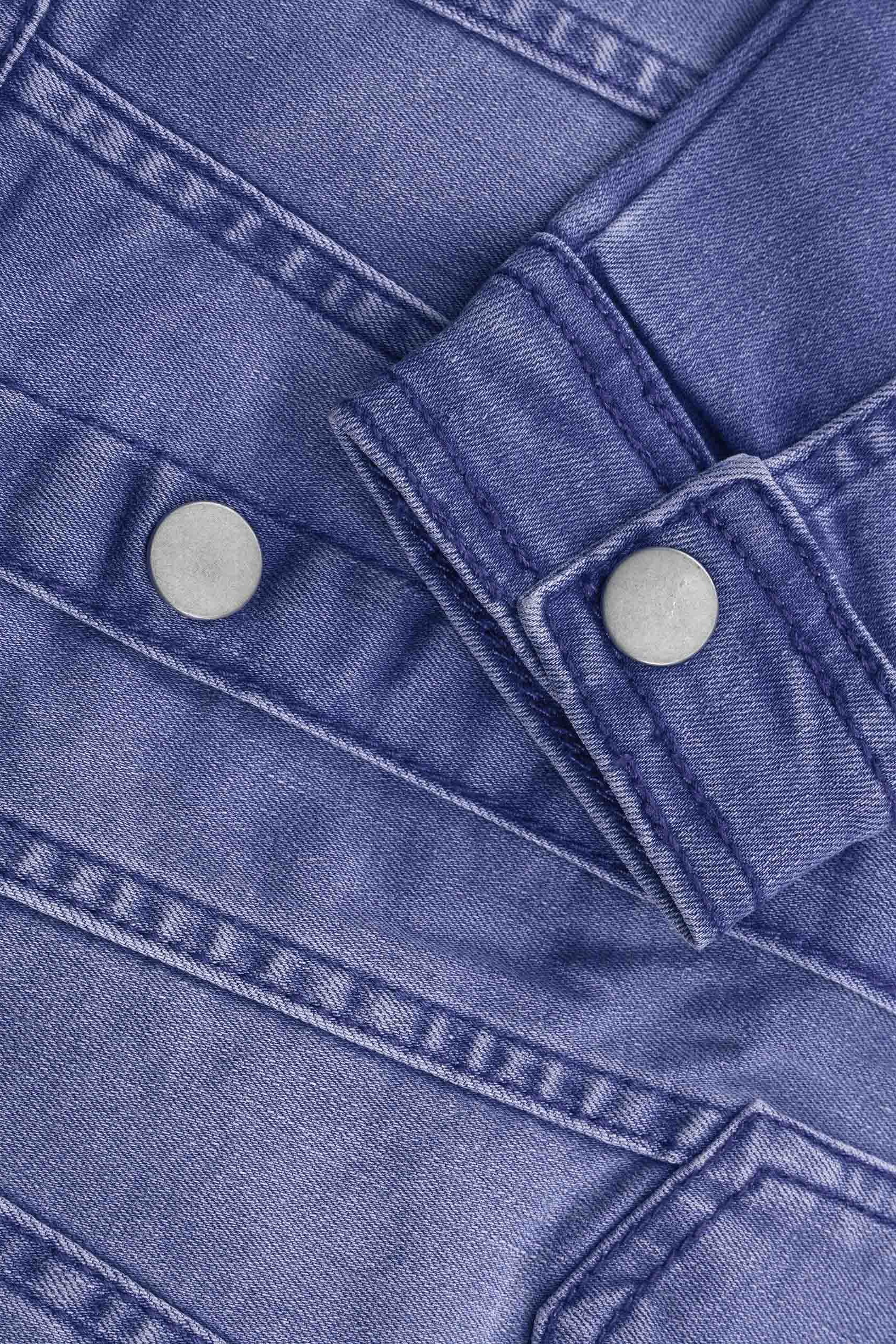 Girls Frill Shoulder Denim Jacket (2/3yrs-8/9yrs)