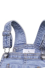 Girls 5 Pockets Denim Dungarees(2/3yrs-8/9yrs)