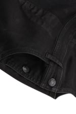 Girls Denim Ruffle Sleeve Short Dungarees(2/3yrs-8/9yrs)