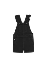 Girls Denim Ruffle Sleeve Short Dungarees(2/3yrs-8/9yrs)