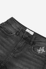 Girls Frayed Hem Embroidered Shorts(2/3yrs-8/9yrs)