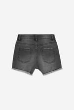 Girls Frayed Hem Embroidered Shorts(2/3yrs-8/9yrs)