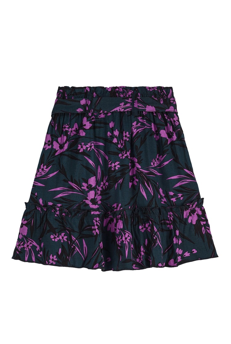 Girls Viscose Frilled Hem Mini Skirt(2/3yrs-8/9yrs)