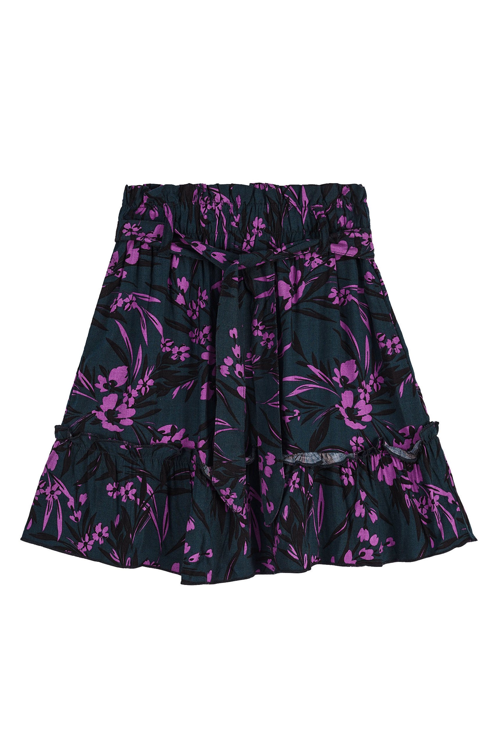 Girls Viscose Frilled Hem Mini Skirt(2/3yrs-8/9yrs)