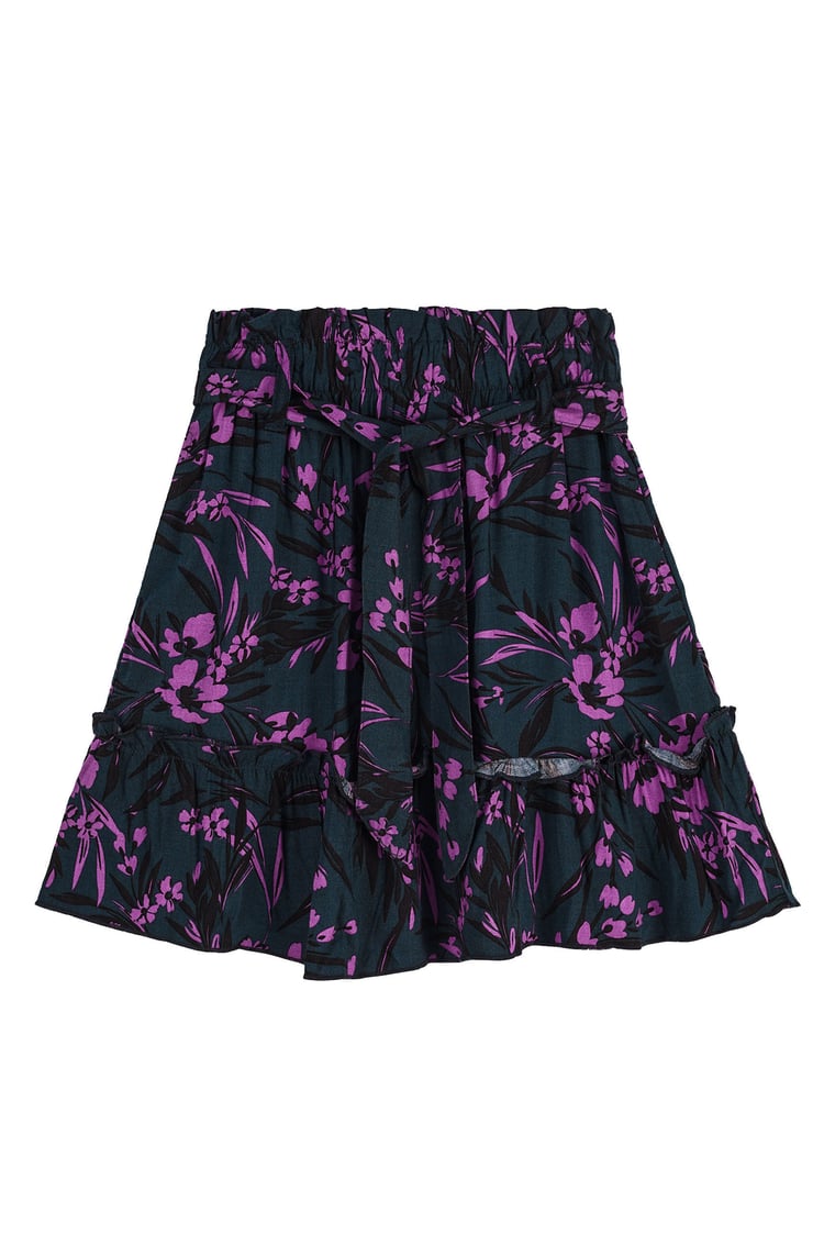 Girls Viscose Frilled Hem Mini Skirt(2/3yrs-8/9yrs)