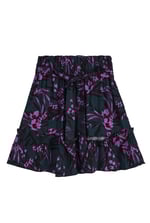 Girls Viscose Frilled Hem Mini Skirt(2/3yrs-8/9yrs)
