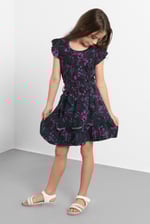 Girls Viscose Frilled Hem Mini Skirt(2/3yrs-8/9yrs)