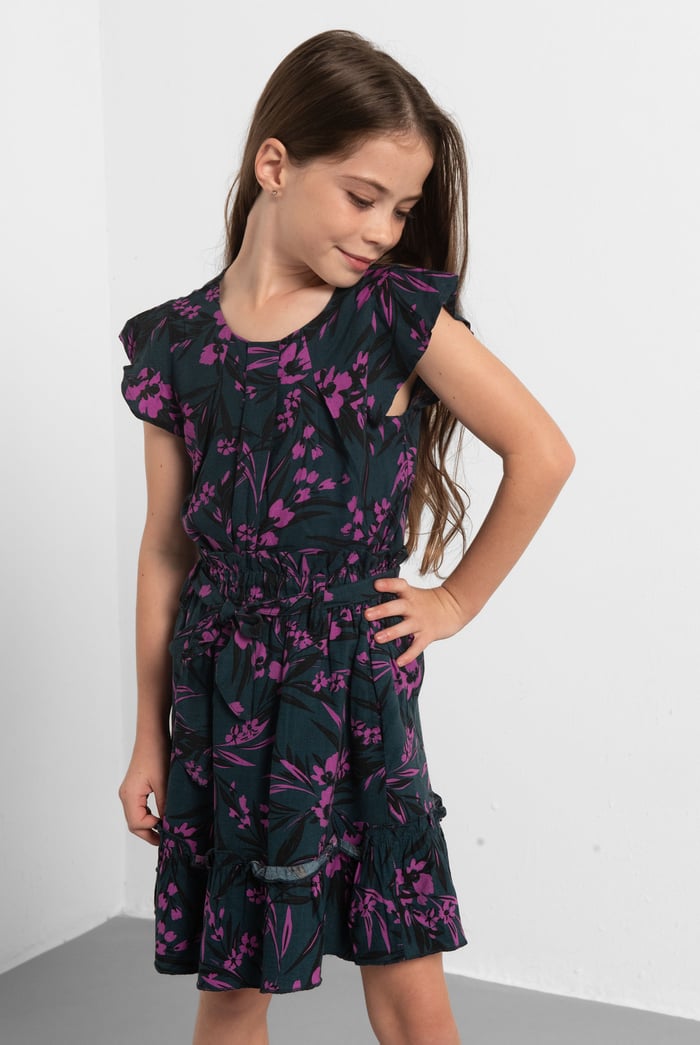 Girls Viscose Frilled Hem Mini Skirt(2/3yrs-8/9yrs)