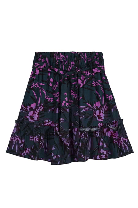 Girls Viscose Frilled Hem Mini Skirt(2/3yrs-8/9yrs)
