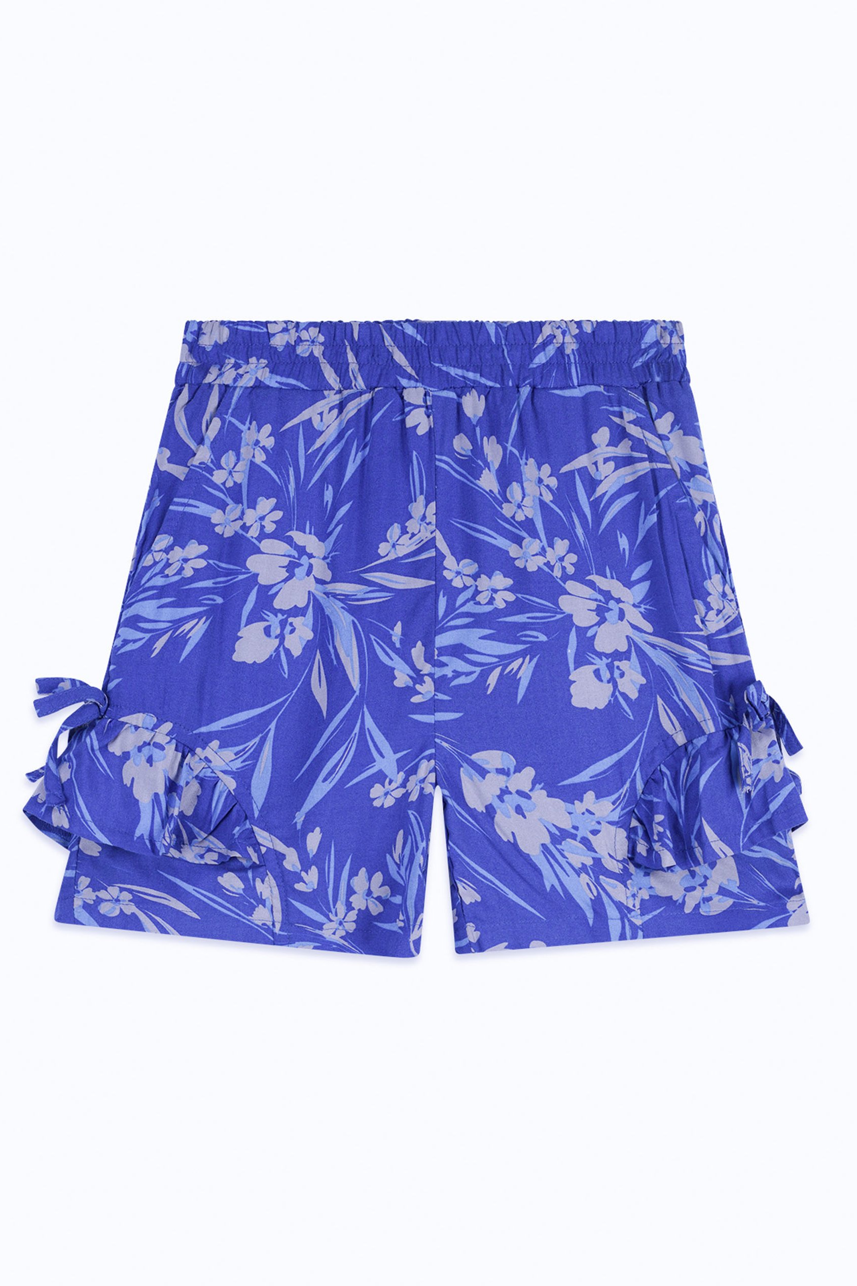 Girls Ruffle Hem Shorts with Side Bow(2/3yrs-8/9yrs)