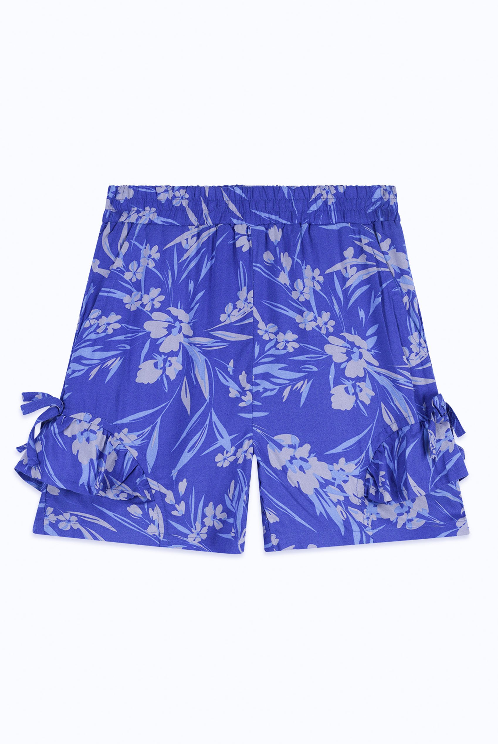 Girls Ruffle Hem Shorts with Side Bow(2/3yrs-8/9yrs)