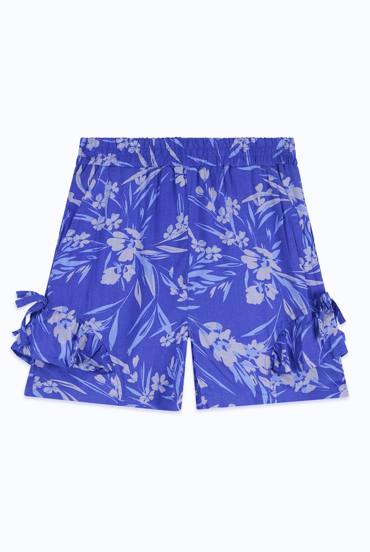 Girls Ruffle Hem Shorts with Side Bow(2/3yrs-8/9yrs)