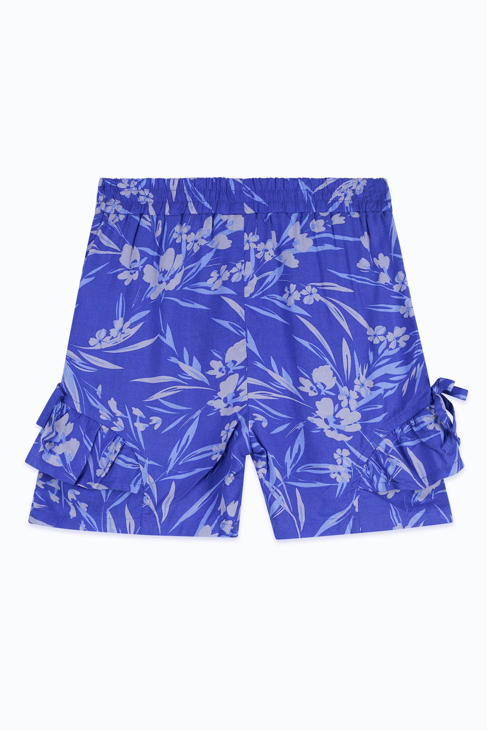 Girls Ruffle Hem Shorts with Side Bow(2/3yrs-8/9yrs)