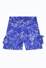 Girls Ruffle Hem Shorts with Side Bow(2/3yrs-8/9yrs)