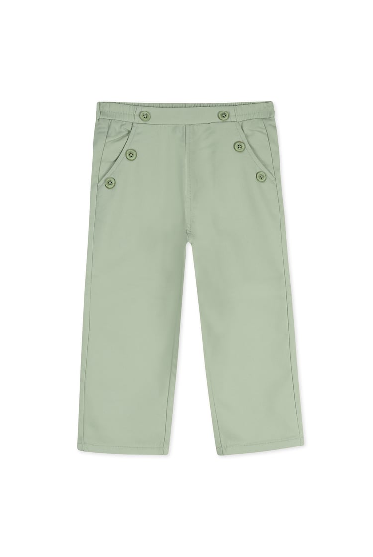 Girls Trouser With Button Details(2/3yrs-8/9yrs)