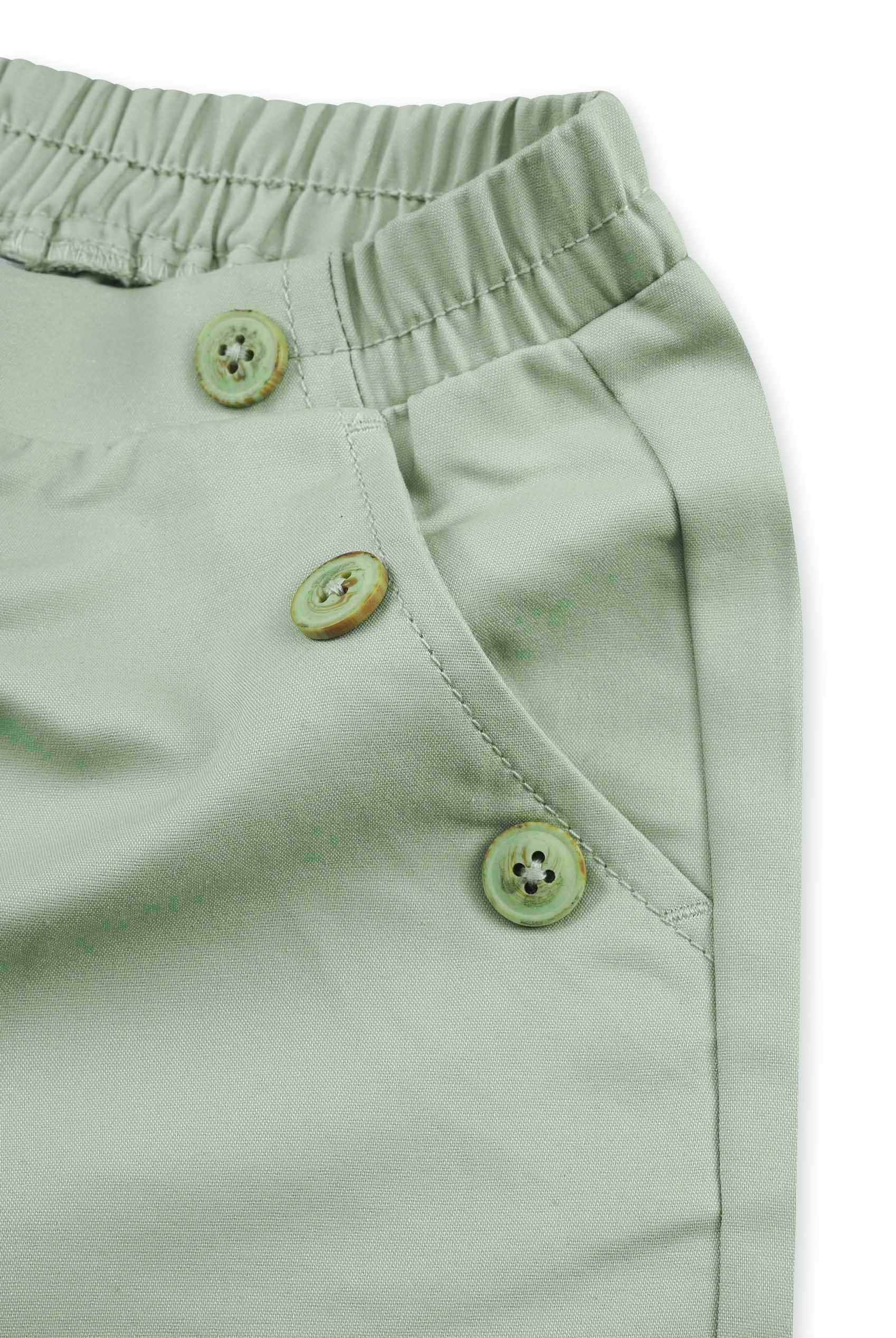 Girls Trouser With Button Details(2/3yrs-8/9yrs)