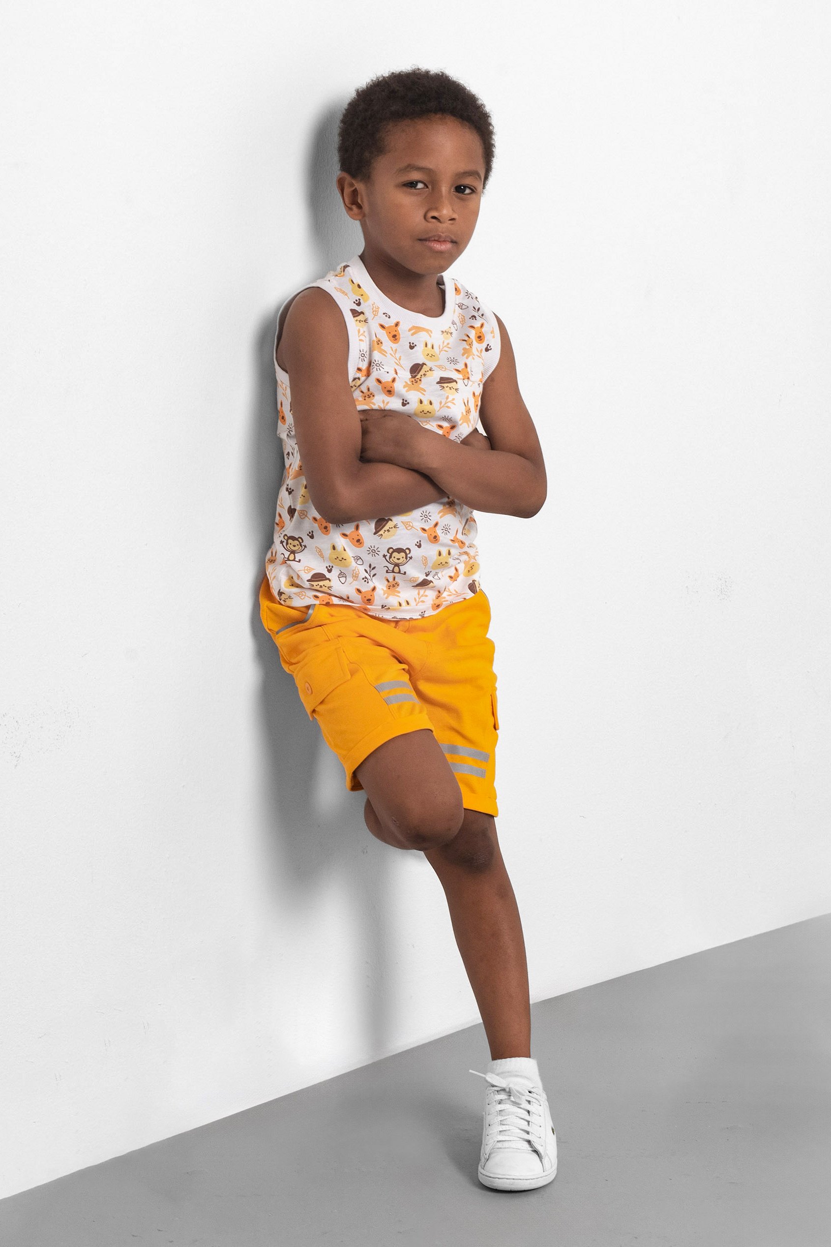 Boys Fun Jungle Printed Vest (3 yrs-9 yrs)