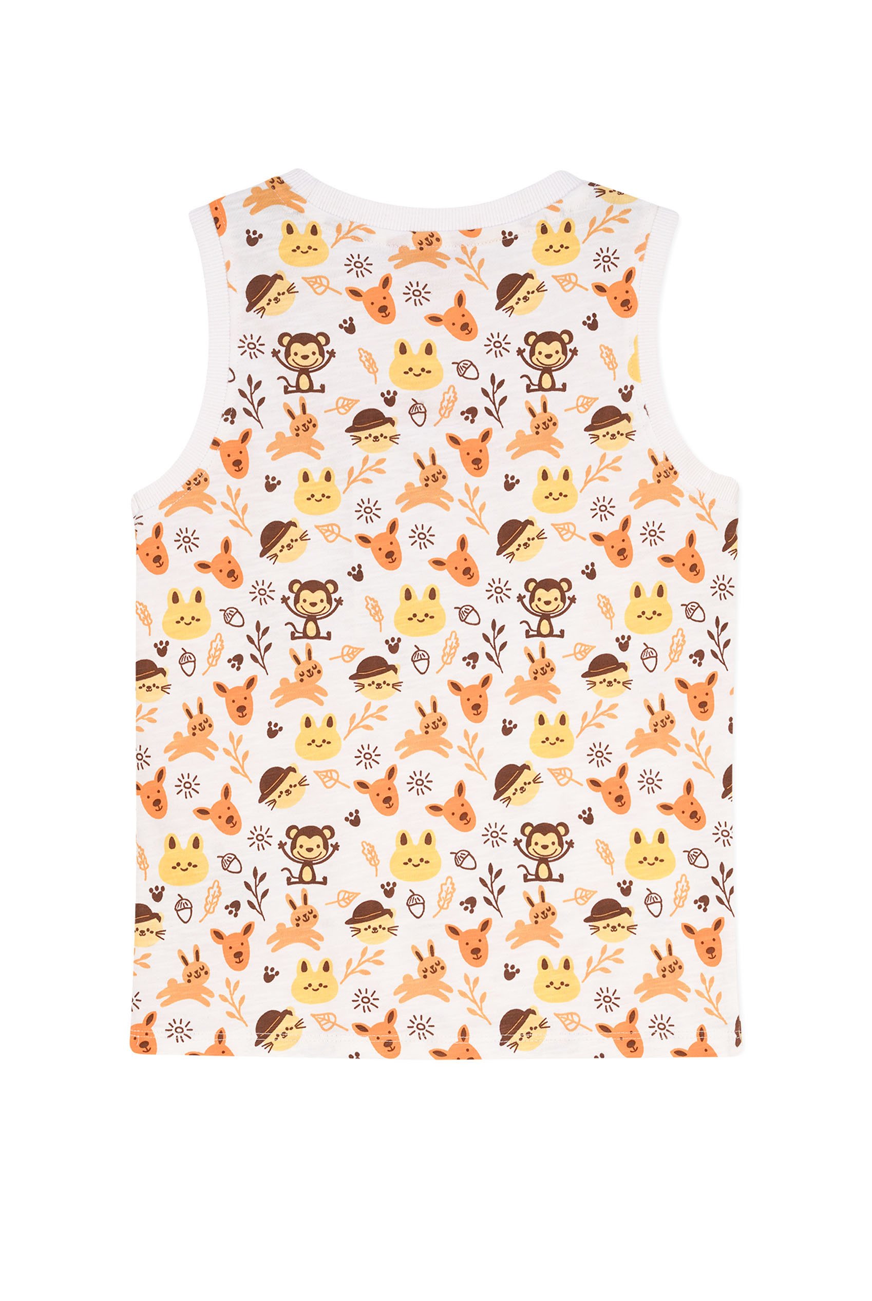 Boys Fun Jungle Printed Vest (3 yrs-9 yrs)