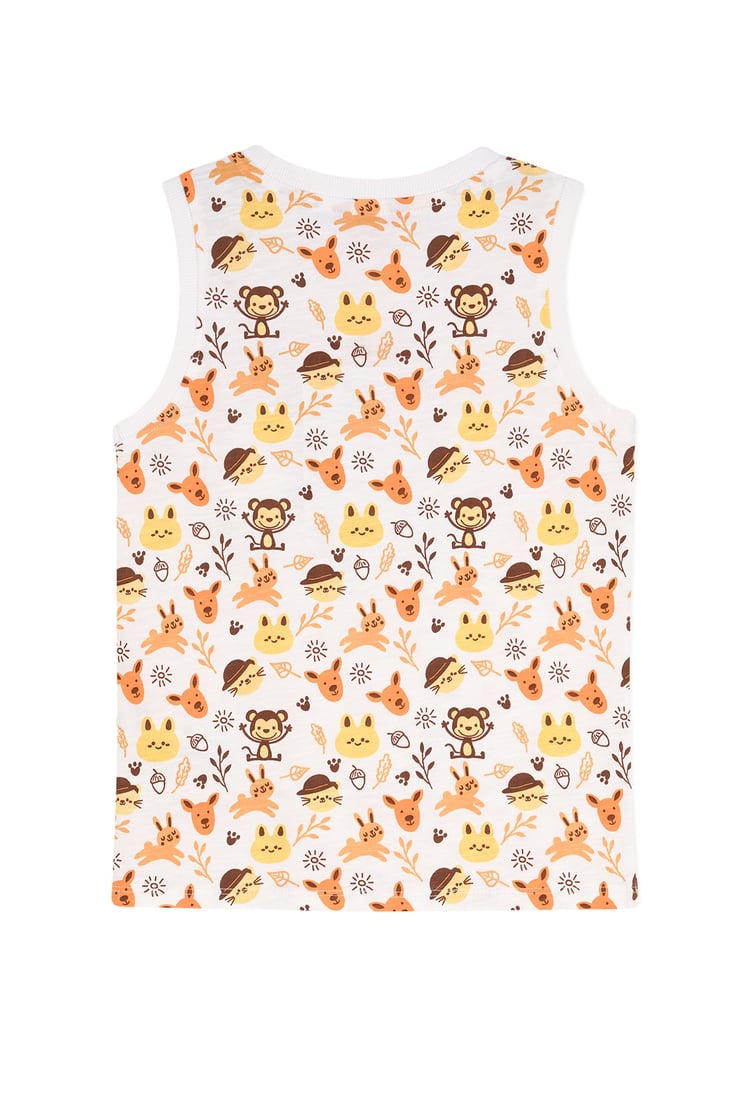 Boys Fun Jungle Printed Vest (3 yrs-9 yrs)