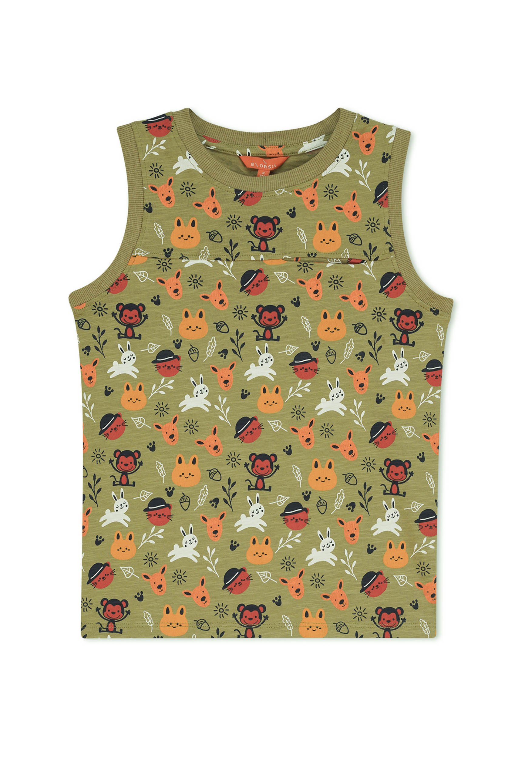 Boys Fun Jungle Printed Vest (3 yrs-9 yrs)