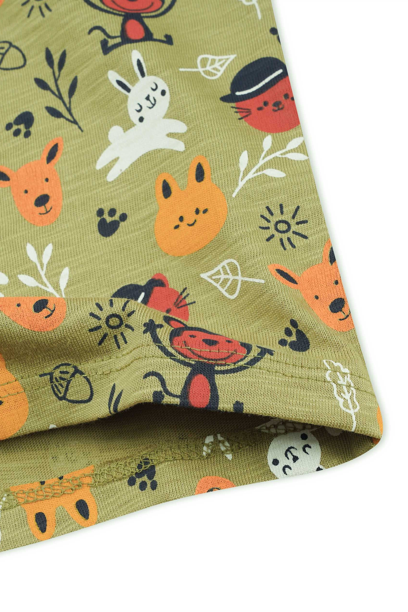 Boys Fun Jungle Printed Vest (3 yrs-9 yrs)