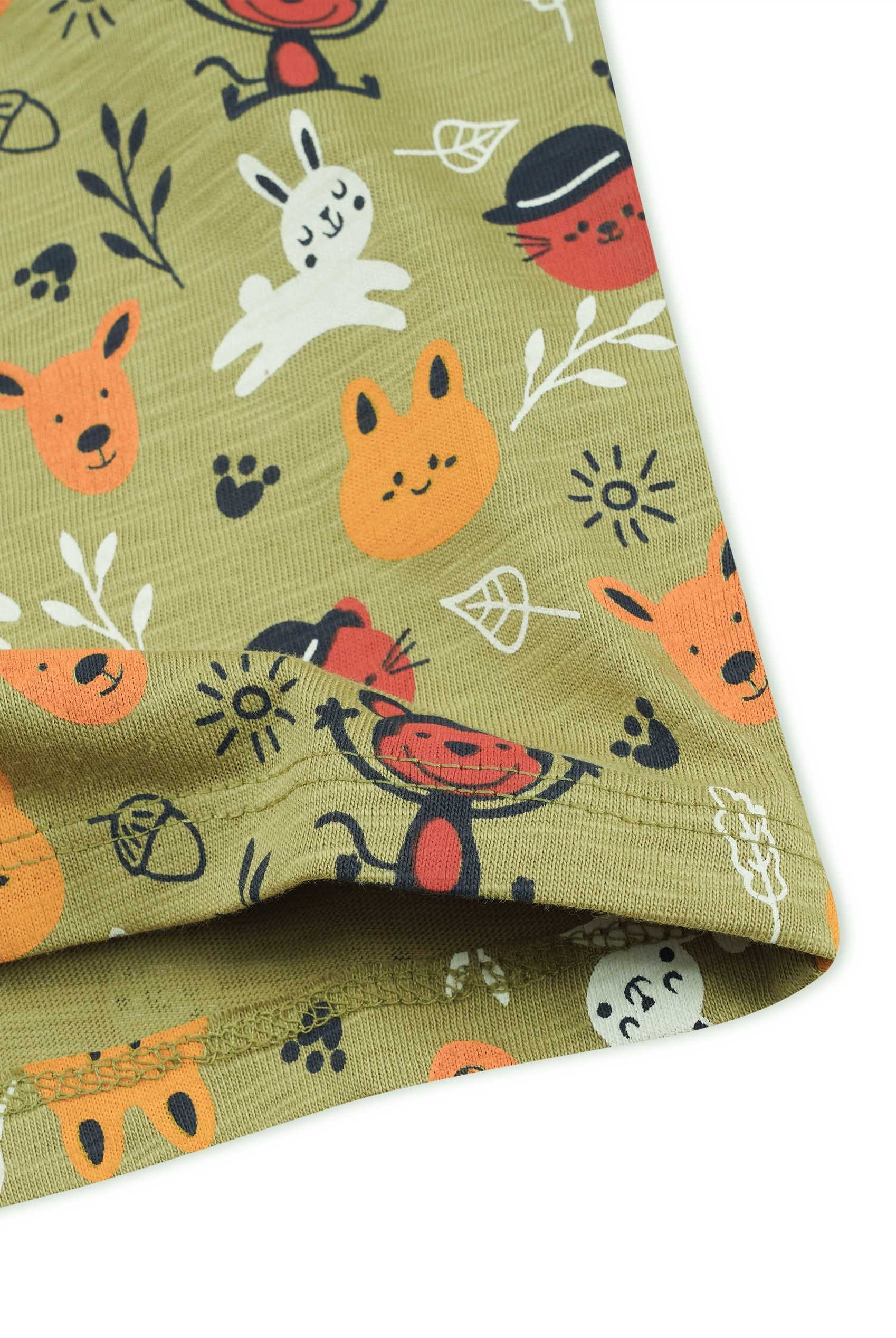 Boys Fun Jungle Printed Vest (3 yrs-9 yrs)