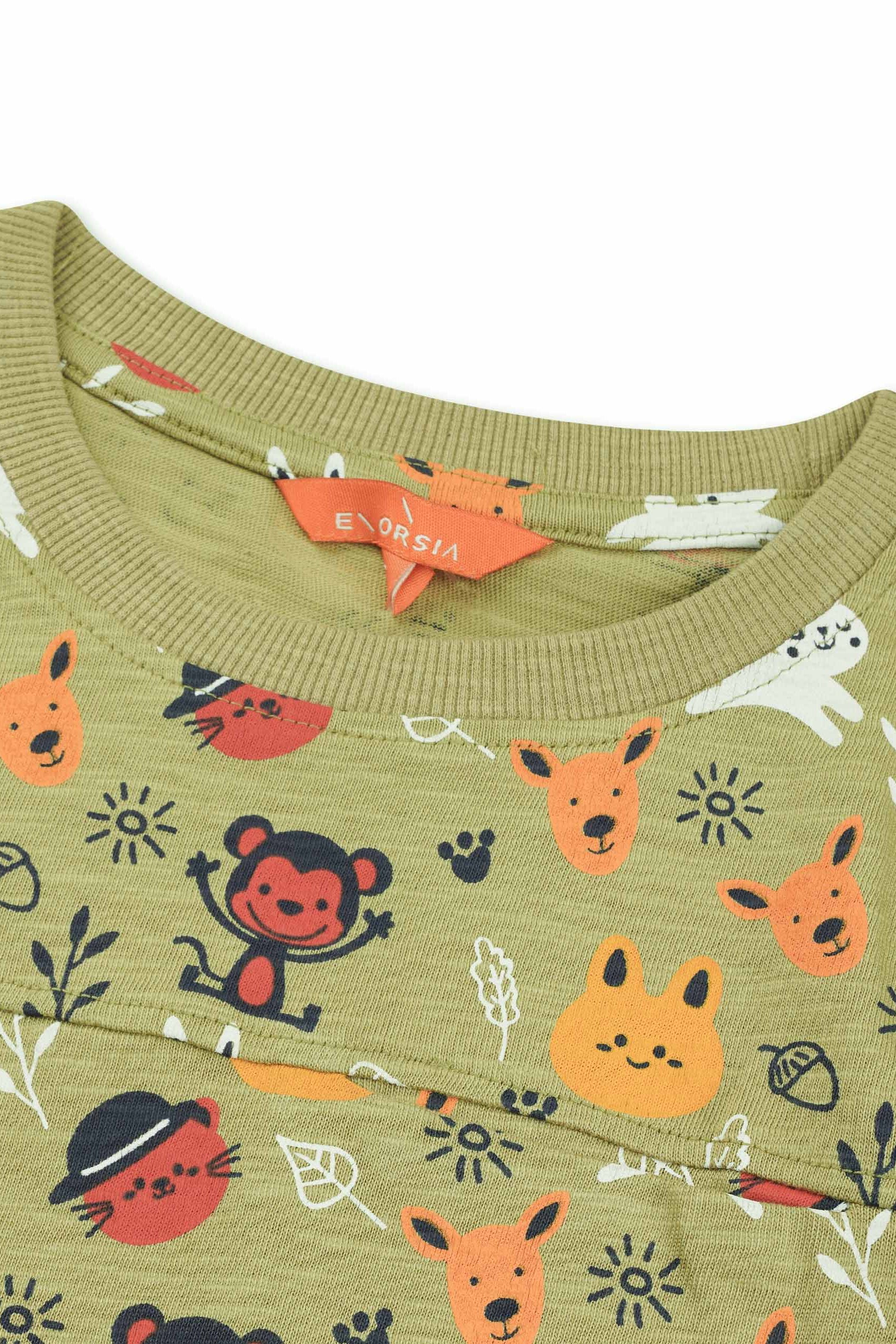 Boys Fun Jungle Printed Vest (3 yrs-9 yrs)