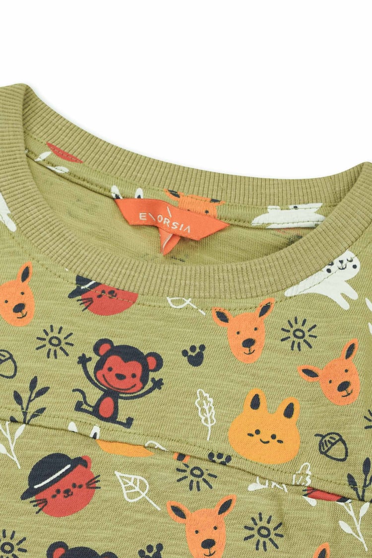 Boys Fun Jungle Printed Vest (3 yrs-9 yrs)