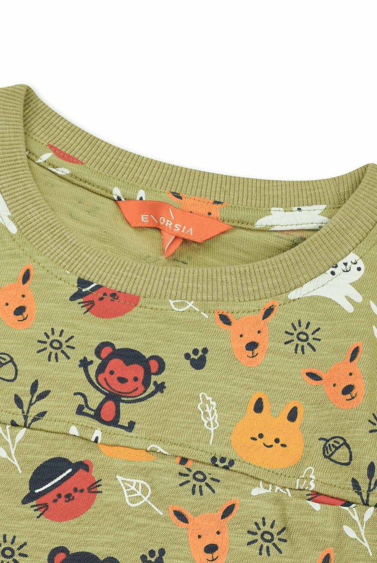 Boys Fun Jungle Printed Vest (3 yrs-9 yrs)