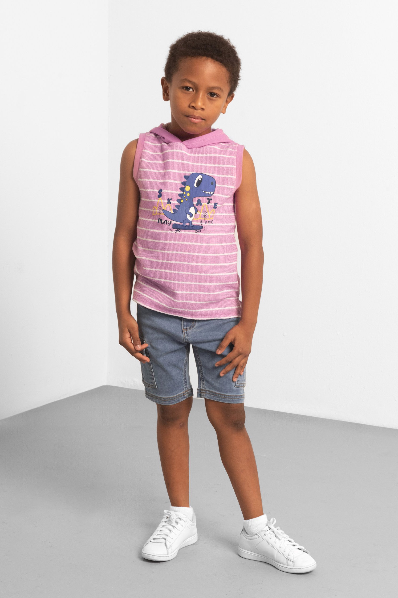 Skating Dino Summer Hoodie (6yrs-11yrs)