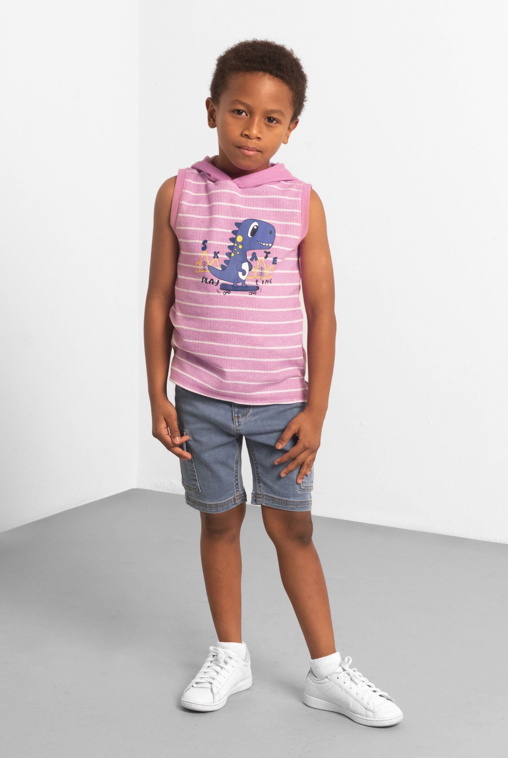 Skating Dino Summer Hoodie (6yrs-11yrs)