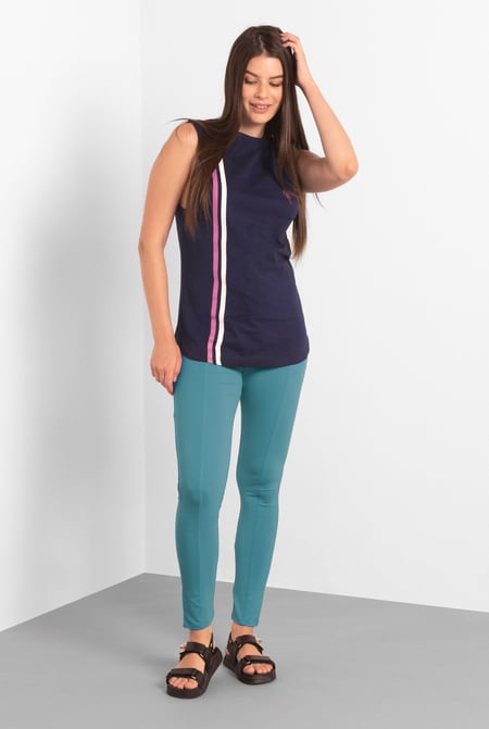Super Soft Leggings With Waist Drawstring Details
