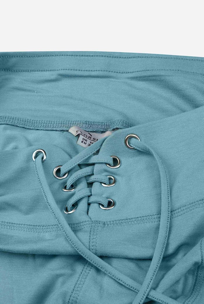 Super Soft Leggings With Waist Drawstring Details