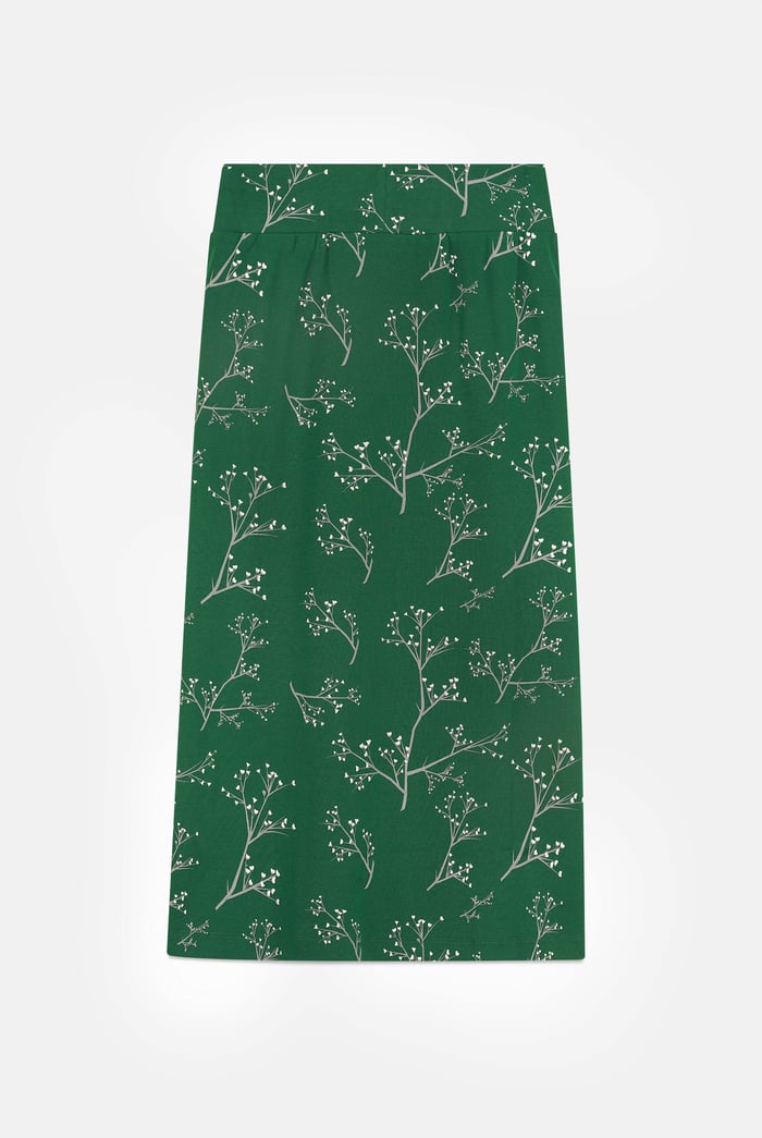 Women High Waist Lace Up A-Line Midi Skirt