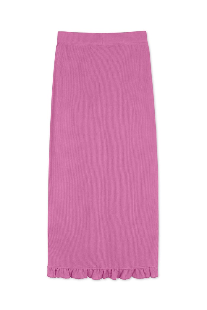 Tie Waist Wrap Maxi Skirt